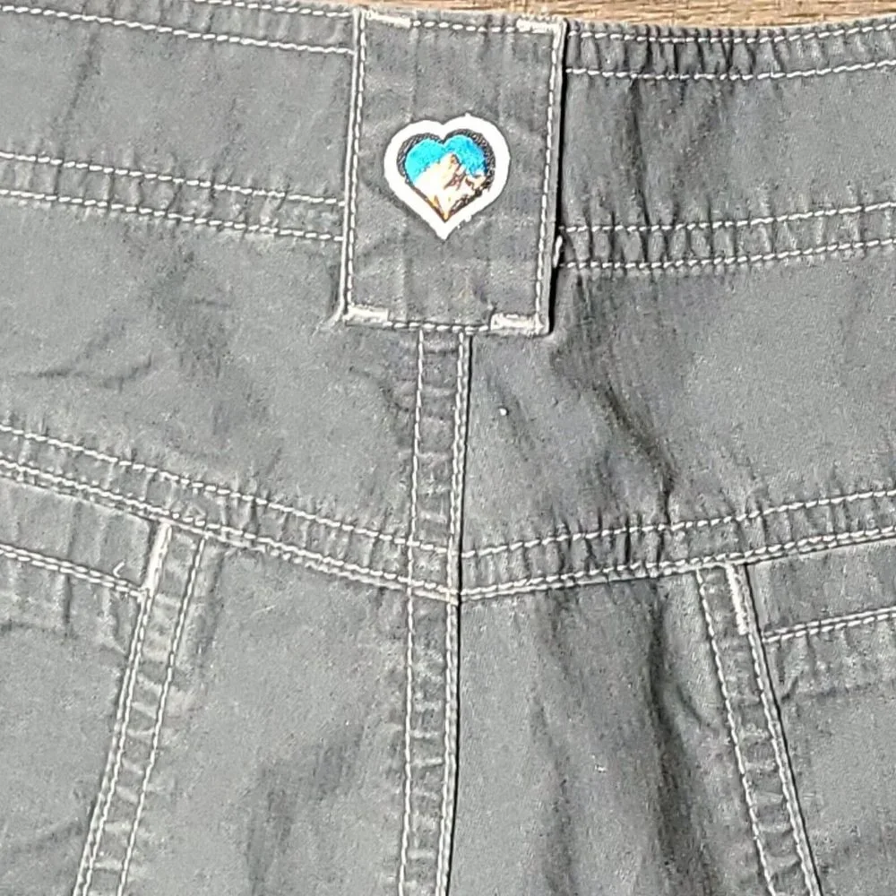 Kuhl Capri Pants Womens 8 Stone Gray Kuhl Dry Stretch Logo Embroidered Outdoor - Picture 9 of 10